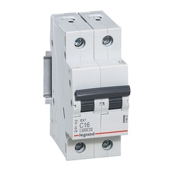Выключатель автоматический Legrand RX3 4,5кА, С 16А, 2П