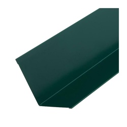Планка примыкания для гибкой черепицы RAL 6005 зеленый мох (2 м)