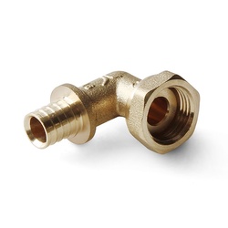 Угольник аксиальный RTP с накидной гайкой 16x1/2" ВР, латунь