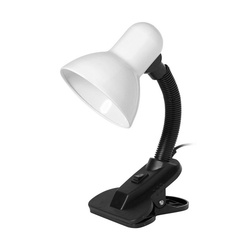 Настольный светильник на прищепке Smartbuy под Е27, 40Вт, белый