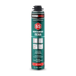 Пена полиуретановая монтажная Donewell 65, летняя (1 л)