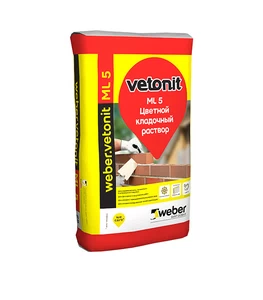 Смесь кладочная Ветонит МЛ 5 светло-серый 156 25 кг