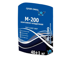Сухая смесь М-200 монтажно-кладочная финстрой ( гост), 40 кг