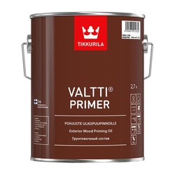 Антисептик для древесины Tikkurila/Tikkivala Valtti Primer грунтовочный (2,7 л)