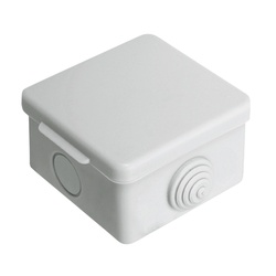 Коробка разветвительная о/у 4 ввода, 65х65х50 мм, серая IP54