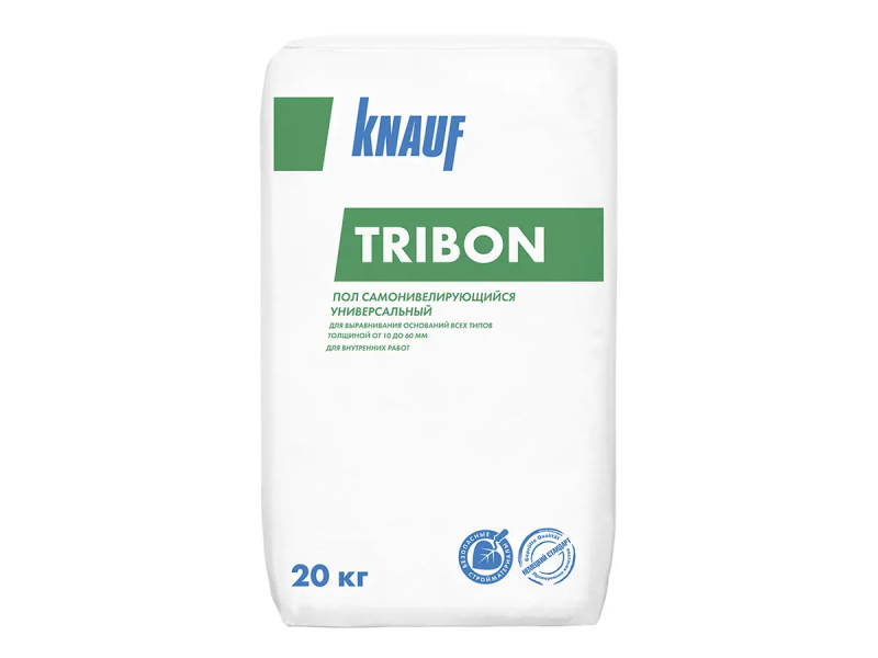 Наливной пол самонивелирующийся КНАУФ ТРИБОН, 20 кг