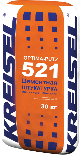 Цементная штукатурка OPTIMA-PUTZ 521 MH, 30кг