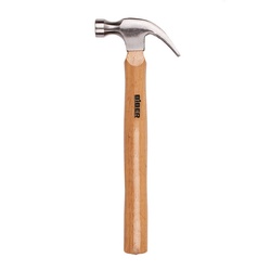 Молоток-гвоздодер Biber 85381 Премиум кованый боек 0,6 кг