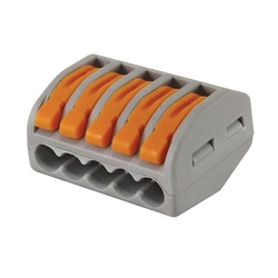 Клемма с рычажком 415 без пасты, 5 проводов 0,1-2,5 мм2 (5 шт.)